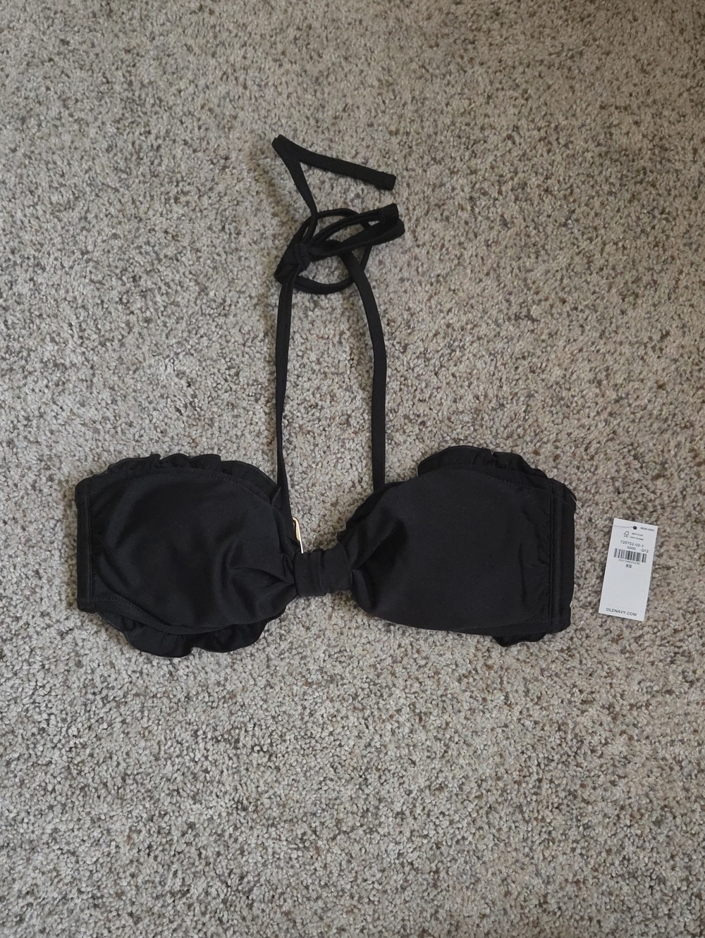 Old Navy Ruffled Bandeau Bikini Top